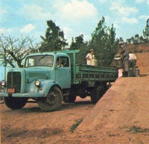 Primeiro caminhão com motor diesel brasileiro, janeiro, 1956 
