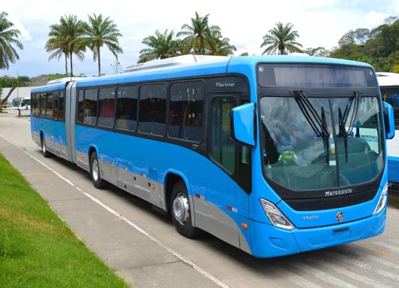 Marcopolo Rio produz novo ônibus Torino articulado