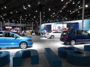 Estande da VW ganhou o prêmio de mais bonito pela Abiauto