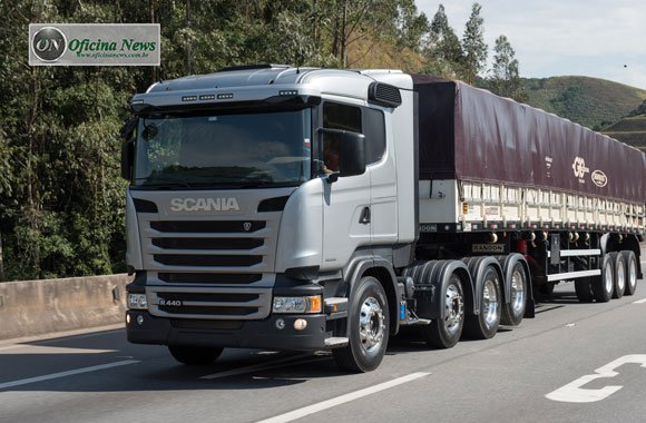 Novo caminhão da Scania tem configuração 8x2