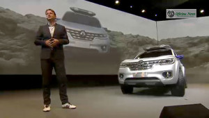 Laurens van de Acker, designer chefe da Renault, apresentou o Alaskan
