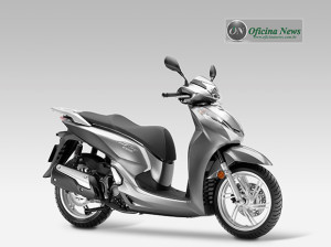 Mais uma atração do evento é a Honda SH 300i