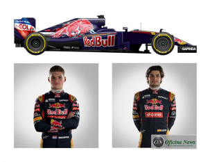 Toro Rosso STR 11-Ferrari de Max Verstappen e Carlos Sainz Jr (F-1.Com)