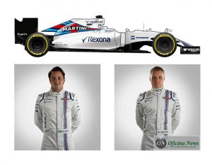 Williams FW38-Mercedes de Felipe Massa e Valteri Bottas (F-1.Com)