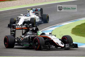 Force India pode tirar o quarto lugar da Williams entre os Construtores (Foto Sahara Force India)