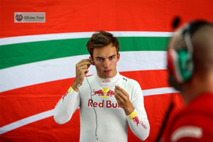 Pierre Gasly, atualmente na GP2, foi preterido na Toro Rosso, que optou por manter Kvyat (Foto Red Bull)