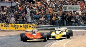 Disputa entre VIlleneuve e Arnoux, em Dijon, ofuscou a vitória de Jabouille no GP da França e 1979  (Arquivo pessoal)
