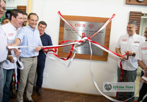 Paulo Skaf na inauguração do CT da Harley no SENAI