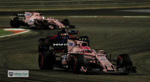 Estebán Ocón mostra excelente regularidade para um piloto com pouca experiência (Sahara Force India)