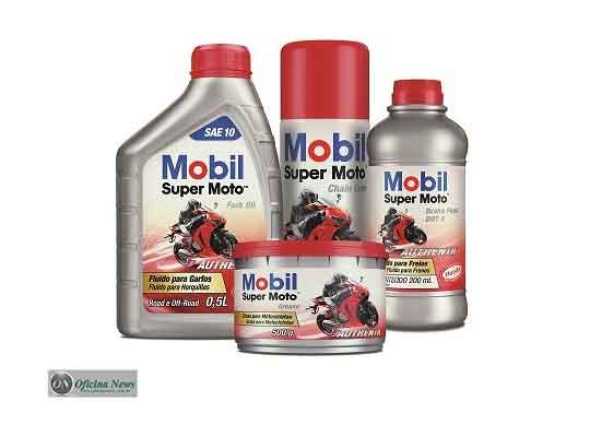 Mobil relança produtos Authentic para cuidados com as motos