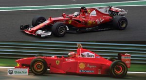 Antes e depois: como a Ferrari garantiu a continuidade do patrocínio Marlboro (imagens Ferrari)