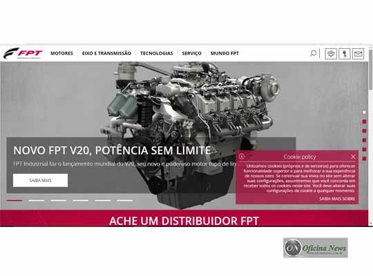 FPT Industrial apresenta seu novo site mais moderno e leve