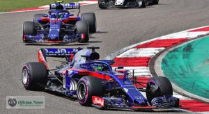 Pela primeira vez que andou atrás de Hartley (28) Gasly provocou acidente entre ambos (Getty Images (RBCP)