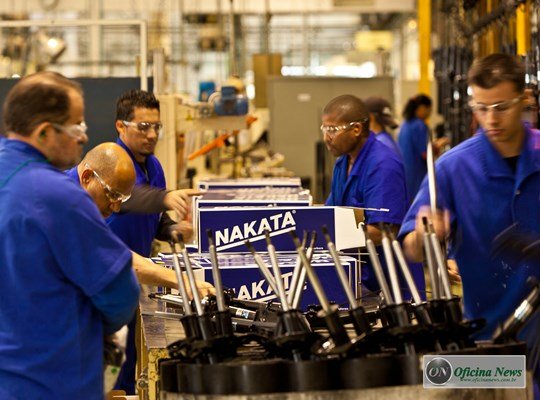 Nakata registra aumento de produtividade em sua fábrica