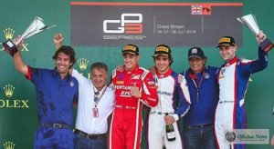 Pais e filhos no pódio da GP3: Alesi e Piquet celebram resultados de Giovani e Pedro (GP3)