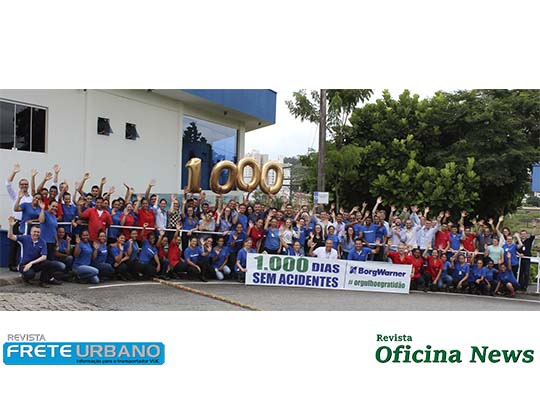 BorgWarner comemora três anos sem acidentes na fábrica de SC