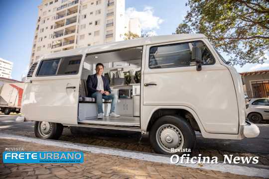 Kombi adaptada em motorhome