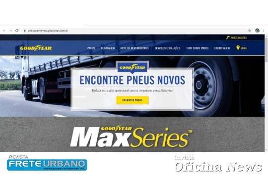 Goodyear lança website exclusivo para pneus de cargas