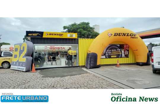 Dunlop amplia rede de containers de vendas nas rodovias