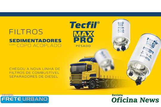 Filtros Tecfil Max Pro Pesado têm ampliação de portfólio