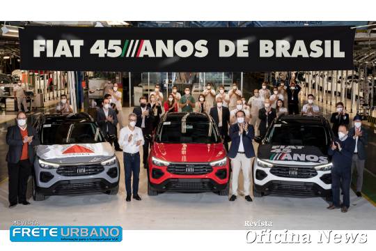 Polo Automotivo da Fiat em Betim completa 45 anos