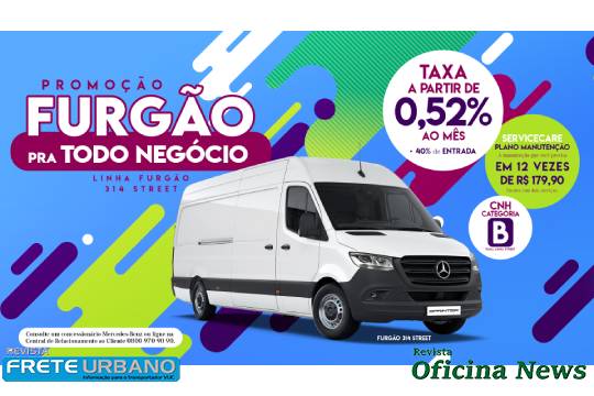 Mercedes-Benz Vans faz campanha para linha de furgões Sprinter