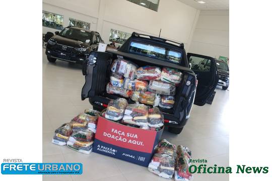 Fiat promove ação solidária e arrecada mais de 140 ton de alimentos