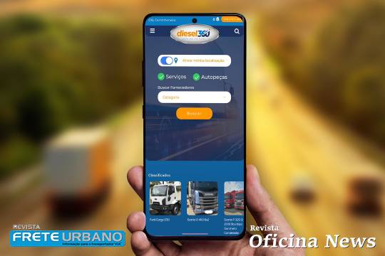Aplicativo Diesel360 oferece busca de serviços para motoristas