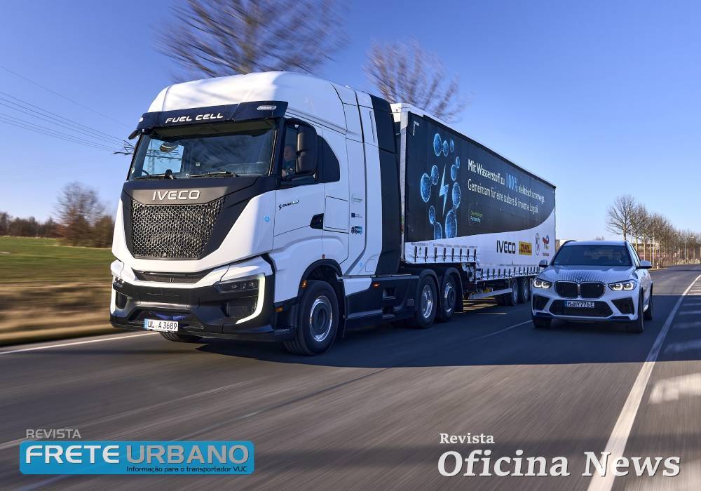 Iveco fornece caminhões S-eWay Fuel-Cell para a BMW para projeto