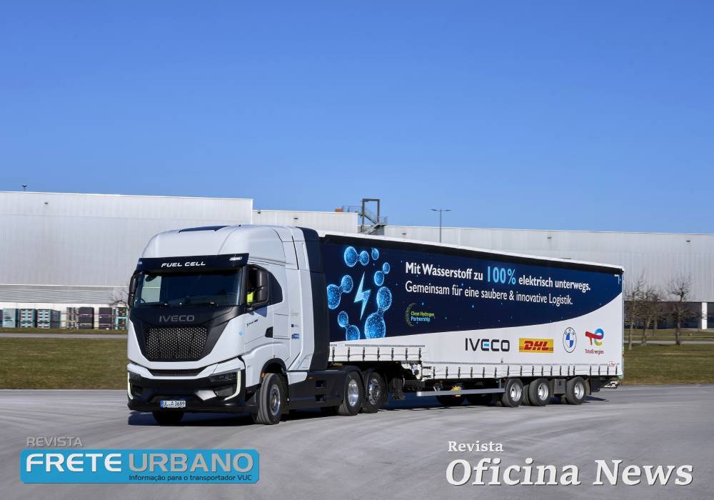 Iveco fornece caminhões S-eWay Fuel-Cell para a BMW para projeto