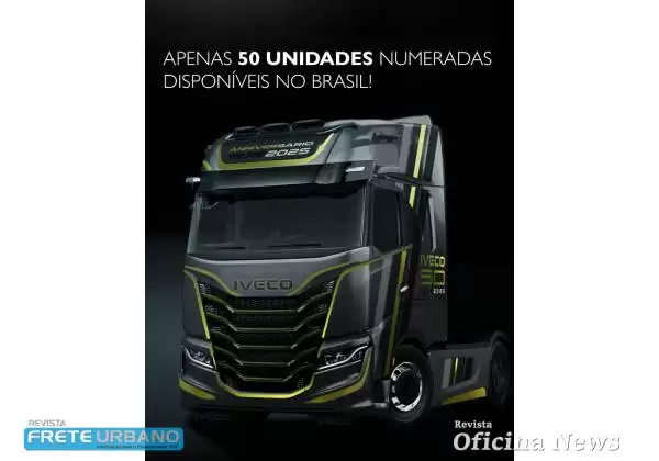 Iveco lança série especial S-Way 50 anos no Brasil