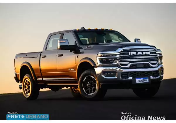 Novas Ram 2500 e 3500 2025 chegam com motor de 436 cv