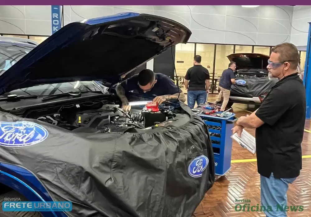 Técnicos da Ford mostram sua habilidade em competição nacional