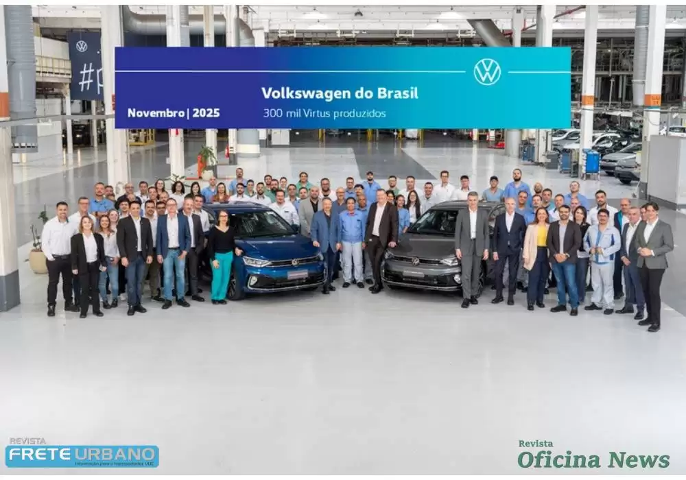 Volkswagen alcança 300 mil unidades do Virtus produzidas